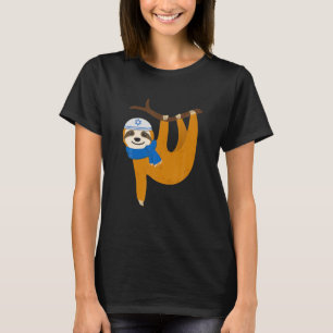 Cute Sloth Hanukkah Lazy Sloths Älskare judisk fun T Shirt