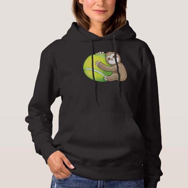 Cute Sloth Kärlek Tennis Boll T Shirt (Framsida)