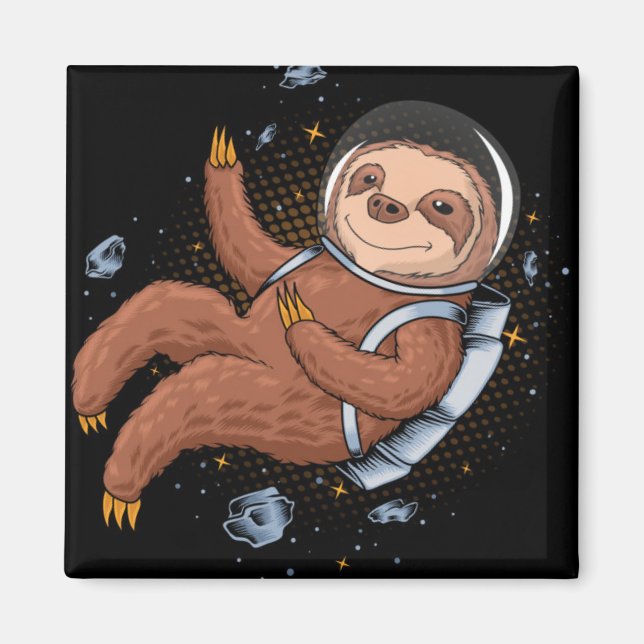 Cute Sloth Magnet (Framsidan)