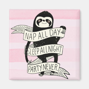 Cute Sloth Magnet