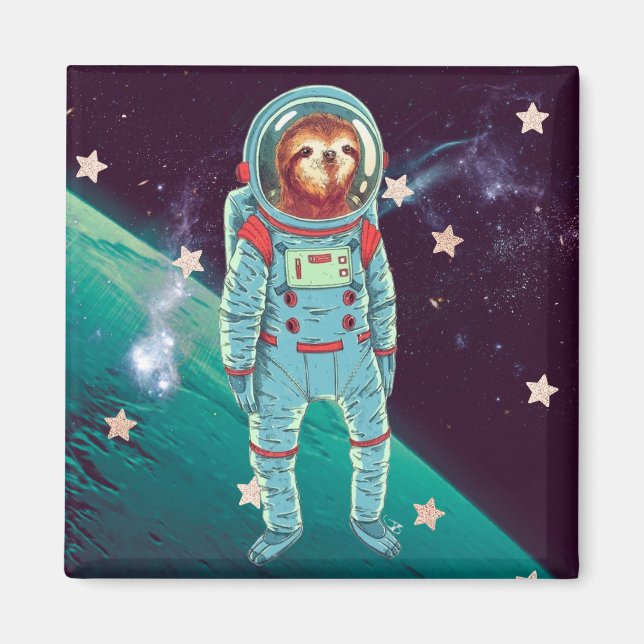 Cute Sloth Magnet (Framsidan)