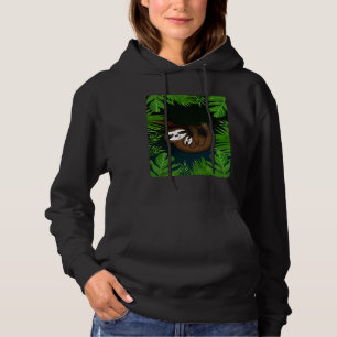 Cute Sloth Mamma med Unge Baby Sloth T Shirt