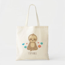 Cute Sloth Meditation Yoga Sitta Illustration