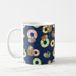 Cute Sloth mönster Kaffemugg