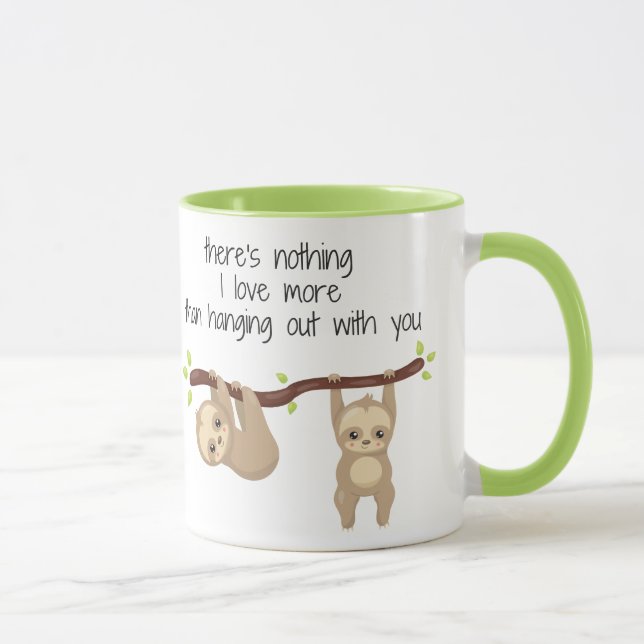 Cute Sloth Mugg (Höger)