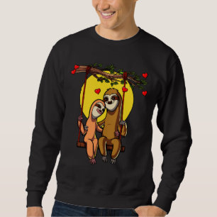 Cute Sloth par Lång Ärmad Tröja