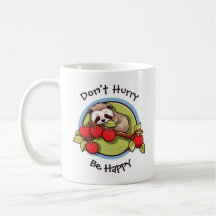 Cute Sloth Relaxing Funny Coffee Mugg