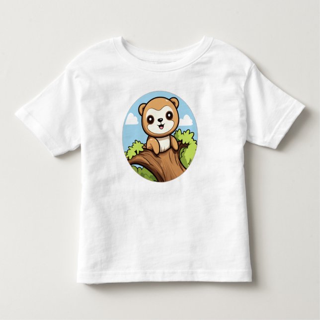 Cute Sloth T Shirt (Framsida)