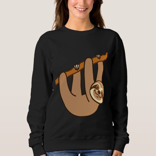 Cute Sloth! T Shirt (Framsida)