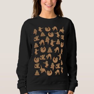 Cute Sloth Yoga Poses T Shirt