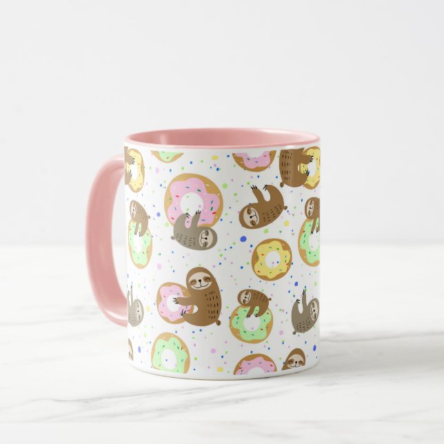 Cute Sloths Mugg (Framsida vänster)