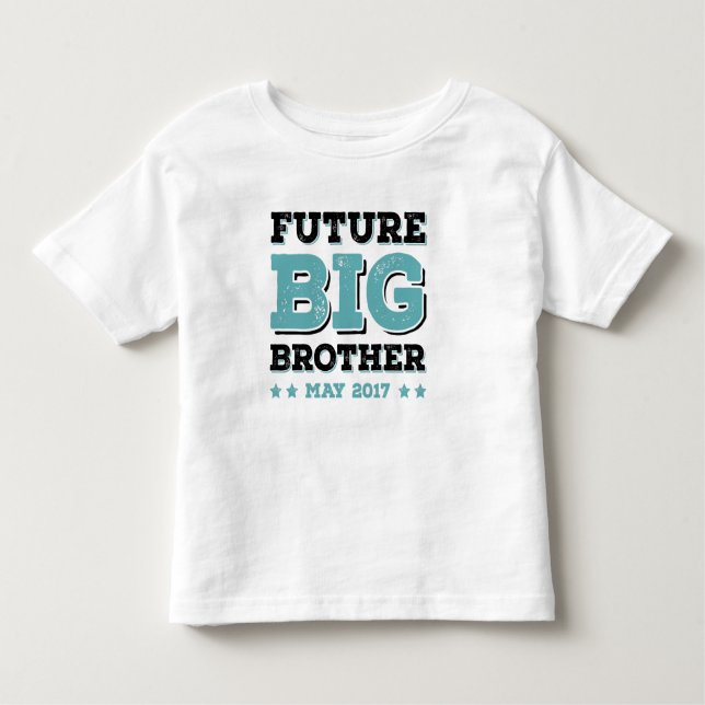 Cute Småbarn Future Big Brother maj 2017 lustigt Tee Shirt (Framsida)