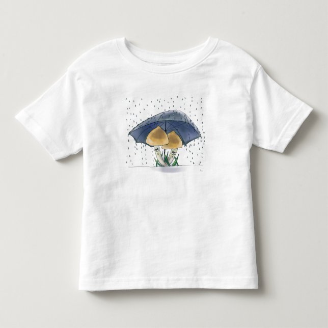 Cute småbarn-svampskjorta t-shirt (Framsida)