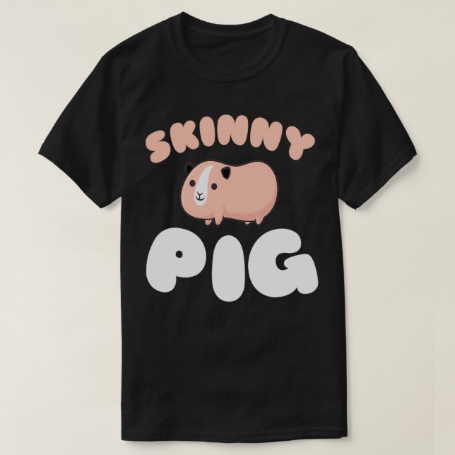 Cute smala Gris Guinea Gris (3) T Shirt (Design framsida)