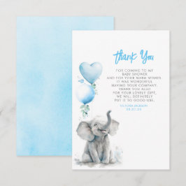 Cute Small Little Baby Elephant Tack Kort