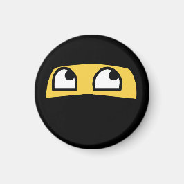 Cute & small ninja warrior emoji magnet