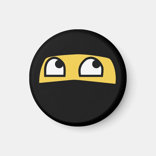 Cute & small ninja warrior emoji magnet (Framsidan)