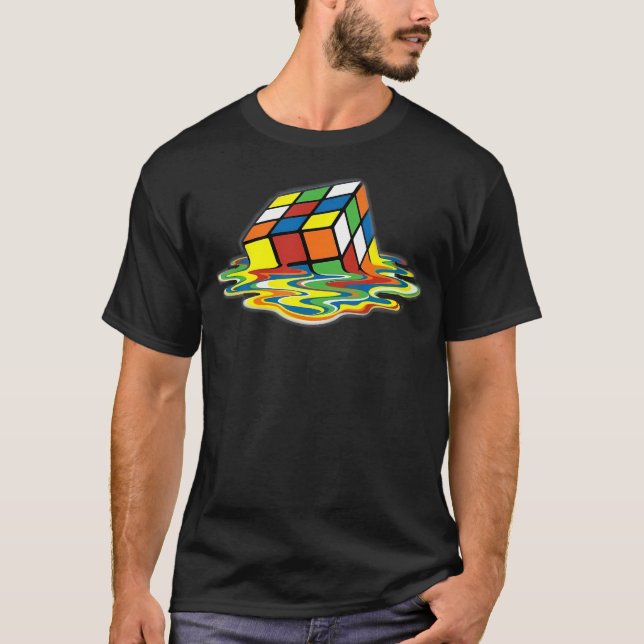 Cute Smälter Cube T Shirt - Gift För manar Women K (Framsida)
