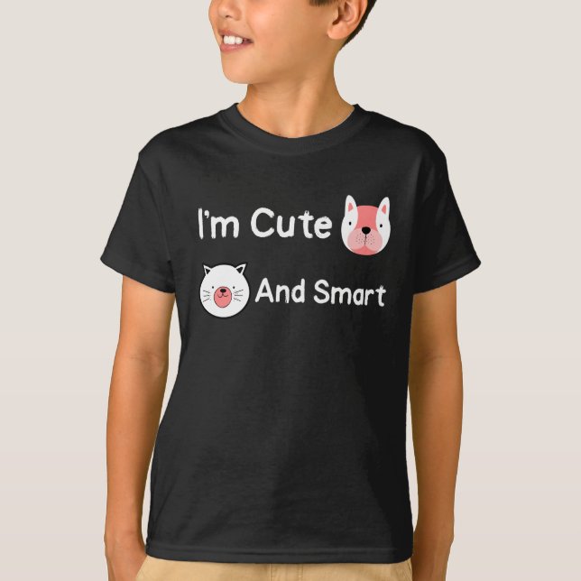 Cute Smart Animal T-Shirt (Framsida)
