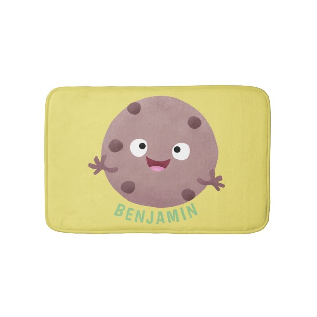 Cute Smart Chochad chip cookie tecknad Badrumsmatta (Framsidan)