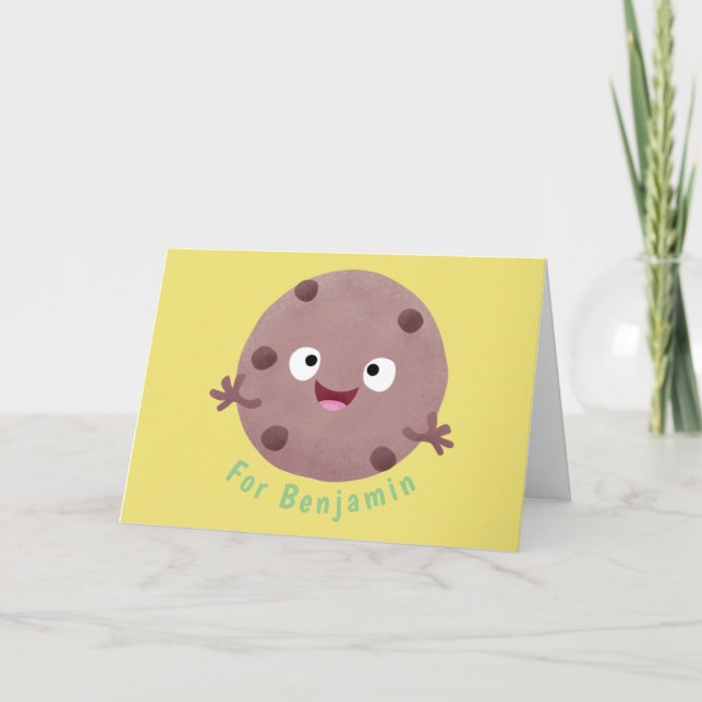 Cute Smart Chock chip-tecknad Kort (Framsida)