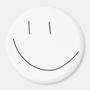 Cute Smile Ansikte Magnet