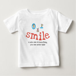 Cute Smile en mile vidga något du aldrig Gömmer T Shirt
