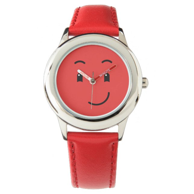 Cute Smile-klockor Armbandsur (Framsida)