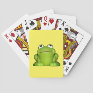 Cute Smiley Frog Casinokort
