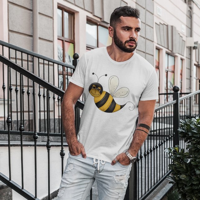 Cute Smiling Bee T Shirt (Skapare uppladdad)