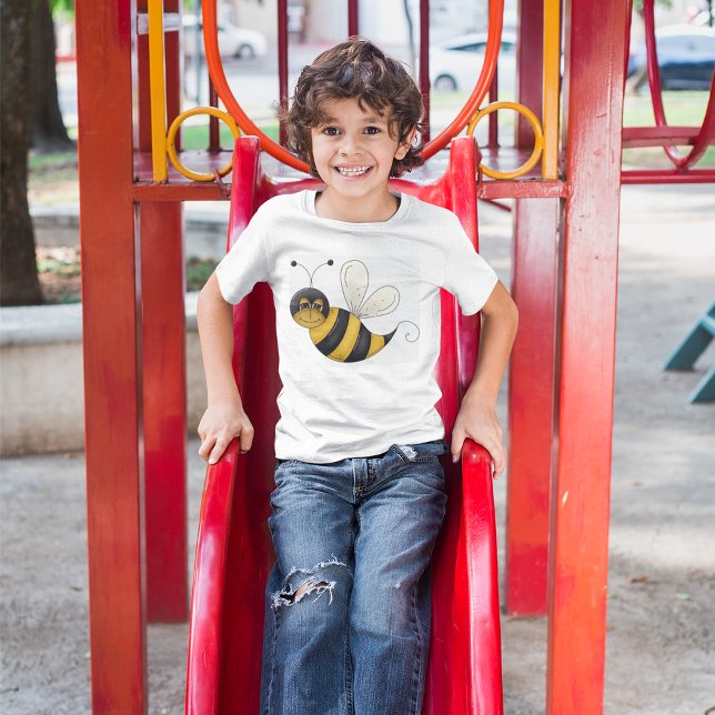 Cute Smiling Bee T Shirt (Skapare uppladdad)