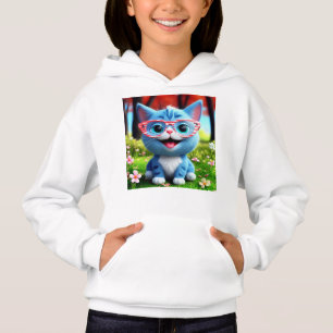 Cute Smiling Blue Kitten-55665 T Shirt