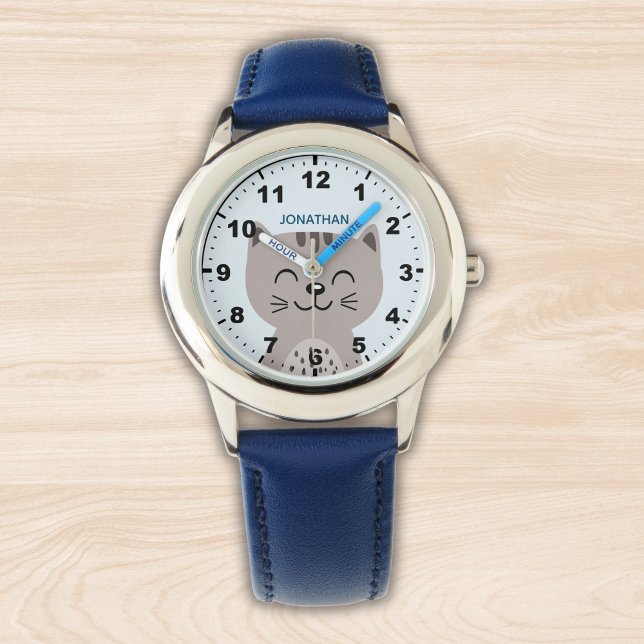 Cute smiling Cat for kids Armbandsur (Skapare uppladdad)