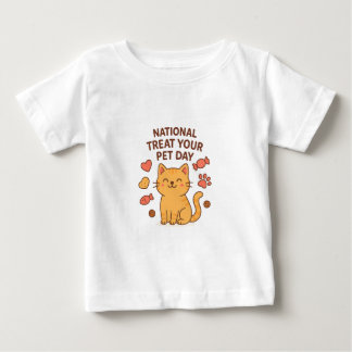 Cute Smiling Cat Shirt | National Treat Pet Day T