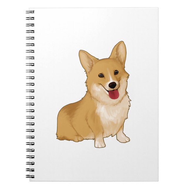 Cute smiling corgi anteckningsbok (Framsidan)