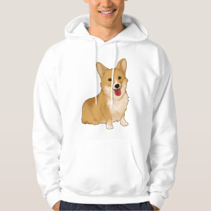 Cute smiling corgi hoodie