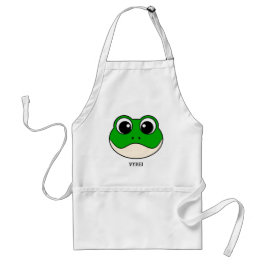 Cute Smiling Frog Förkläde