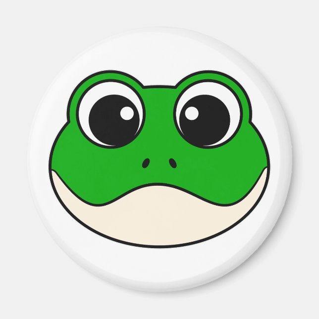 Cute Smiling Frog Magnet (Framsidan)