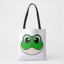 Cute Smiling Frog Tygkasse