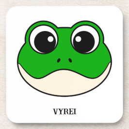 Cute Smiling Frog Underlägg