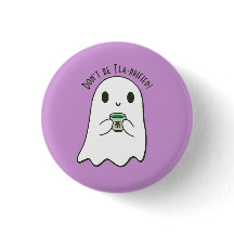 Cute Smiling Ghost & Japanska Tea Kanji