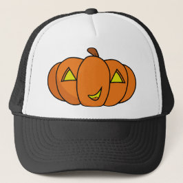 Cute Smiling Halloween Pumpkin Keps