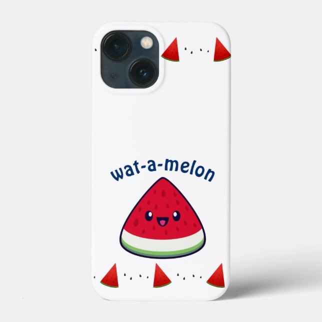 Cute Smiling Kawaii Watermelon (Baksida)