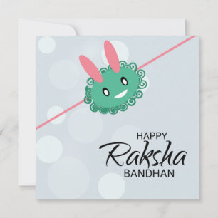 Cute Smiling Lycklig Raksha Bandhan
