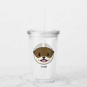 Cute Smiling Otter Take Away Mugg
