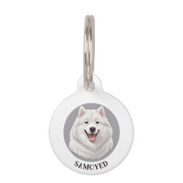 Cute Smiling Samoyed Hund Djurbricka