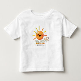 Cute Smiling Sun Birthday Wishes Toddler Fine Jers T Shirt