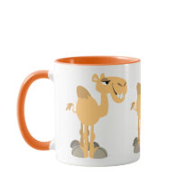 Cute Smiling Tecknad Camel