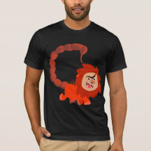 Cute Smiling Tecknad Manticore T-Shirt