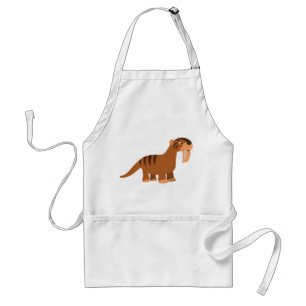 Cute Smiling Tecknad Thylacosmilus Apron Förkläde